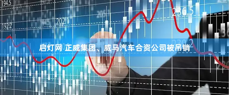 启灯网 正威集团、威马汽车合资公司被吊销